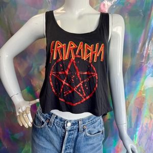 Sriracha Pentagon Graphic Cropped Tank
